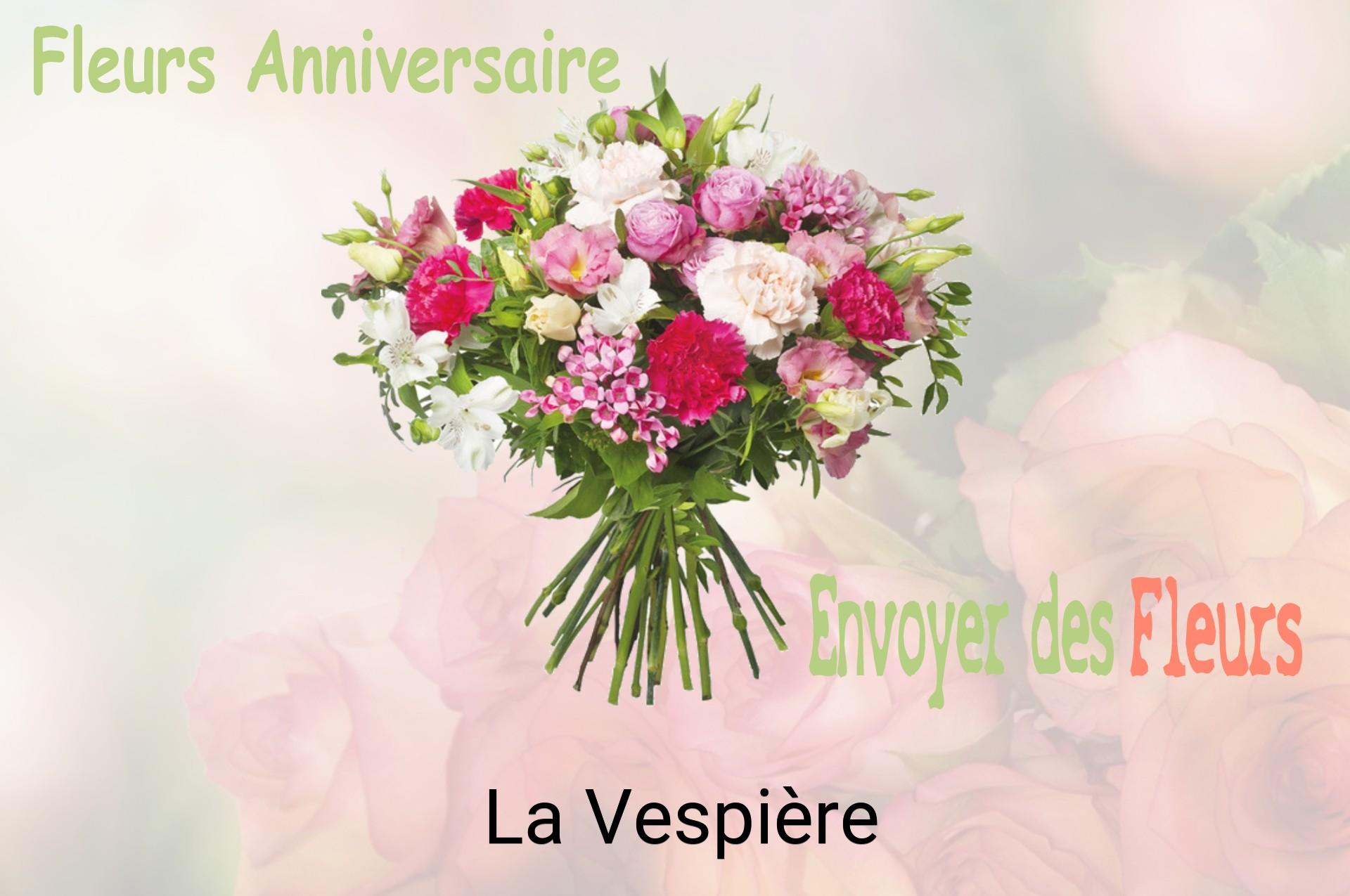 Bouquet de fleurs d’anniversaire livré à La Vespière